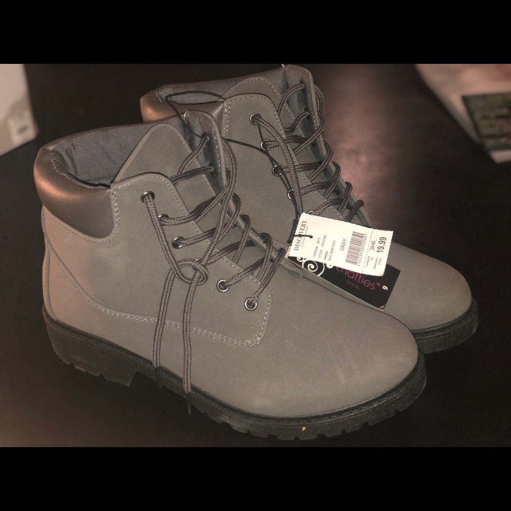 Gray Boots